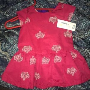 Genuine kids crown dress .